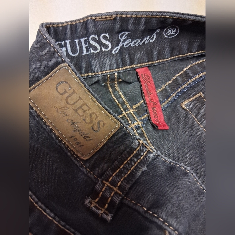 GUESS Daredevil Women's Dark Jeans - Picture 3 of 12